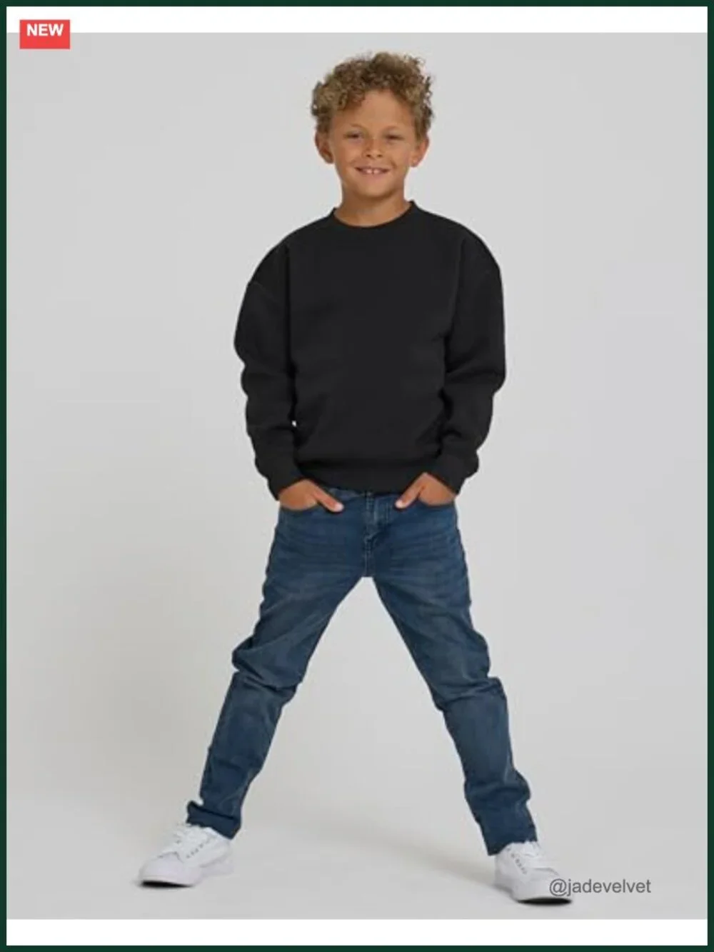 3-Pack Boys Long Sleeve Fleece Crewneck Sweatshirts Pullover
